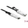 Delock Twinax-Kabel QSFP+ Stecker auf QSFP+ Stecker 40 Gbps 3 m (84243)