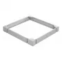 EFB-ELEKTRONIK Sockel für 800x1000mm Schrank, 100mm Höhe, Grau (RAL 7035) PEL-SOK80VV.GR