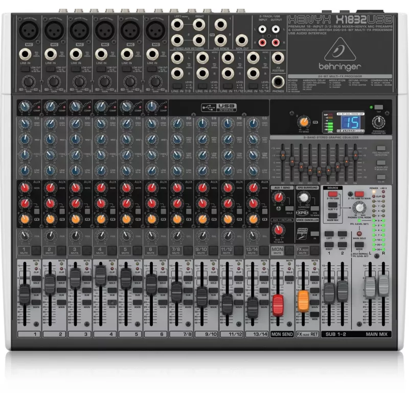 Behringer X1832USB Audio Mixer 18 Kanäle