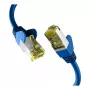 EFB-Elektronik RJ45 Patchkabel Cat.6A S/FTP LSZH Draka UC900 TM31 Blau 0,15m