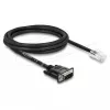 Delock Serial RS-232/422/485 Adapterkabel DB9 Stecker auf RJ45 Stecker 2 m