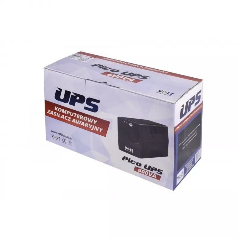 VOLT POLSKA PICO 600VA 360W USV Unterbrechungsfreie Stromversorgung Line-Interactive 2x Schuko