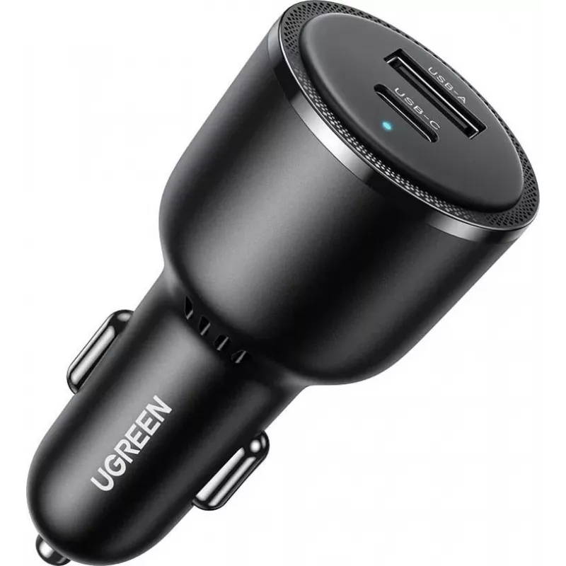 UGREEN EC701 63W 2-Port Fast Car Charger 1A1C Black