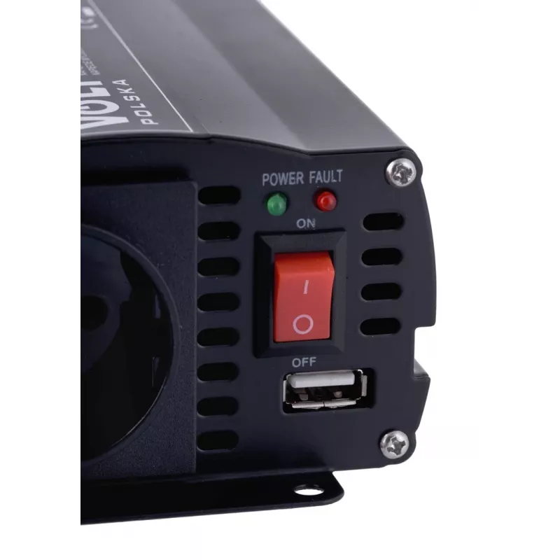 VOLT POLSKA IPS-600 DUO 12V 24V/230V 300/600W Reiner Sinus-Wechselrichter