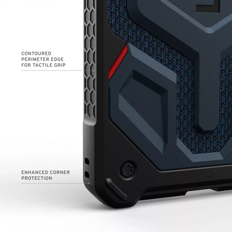 URBAN ARMOR GEAR UAG Monarch Pro Case mit Magnetmodul für Samsung Galaxy S26 Ultra (Kevlar Mallard Blue)