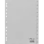DURABLE Monthly Index A4 Januar-Dezember Hochformat 12-Tab Polypropylen Grau (6514-10)