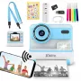 XBLITZ FLASH BLUE Sofortbildkamera mit Thermodrucker für Kinder