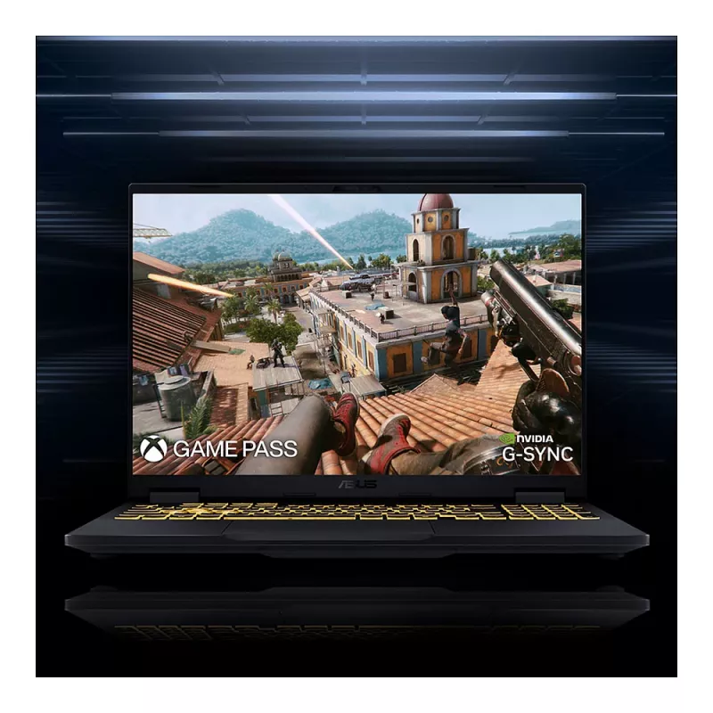 ASUS TUF Gaming F16 FX608JMI-TU290W 16 inch WUXGA 165Hz Gaming Laptop, Intel Core i7-14650HX, 16GB DDR5, 1TB SSD, NVIDIA GeForce RTX 5060, Windows 11 Home, Deutsche QWERTZ-Tastatur, Mecha Gray