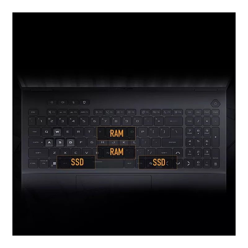 ASUS TUF Gaming F16 FX608JMI-TU290W 16 inch WUXGA 165Hz Gaming Laptop, Intel Core i7-14650HX, 16GB DDR5, 1TB SSD, NVIDIA GeForce RTX 5060, Windows 11 Home, Deutsche QWERTZ-Tastatur, Mecha Gray