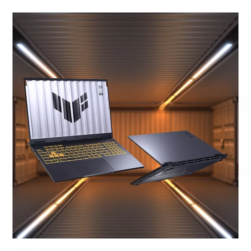 ASUS TUF Gaming F16 FX608JMI-TU290W 16 inch WUXGA 165Hz Gaming Laptop, Intel Core i7-14650HX, 16GB DDR5, 1TB SSD, NVIDIA GeForce RTX 5060, Windows 11 Home, Deutsche QWERTZ-Tastatur, Mecha Gray