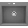 DEANTE 1-Bowl Granite Sink Grey Metallic Andante