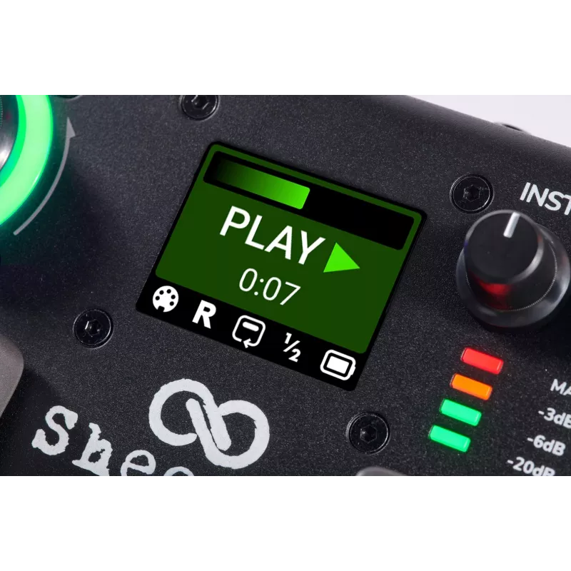 Sheeran Looper+ by HeadRush - Looper und Vocal-Prozessor mit 2 Stereo-Loop-Spuren, 4 Stunden Aufnahme, 128 Speicherplätzen, Vocal-Effekten, 32-Bit-Float-Audio