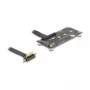 Delock Adapter PCIe 3.0 x1 Male 90° Angled to M.2 Key M Female with Cable 10 cm