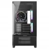DeepCool CG380U Mid-Tower Gehäuse, gehärtetes Glas, 3x 120mm ARGB Lüfter, Schwarz