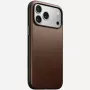 NOMAD Modern Leather Case für iPhone 17 Pro Max, Horween Leder, Rustic Brown, MagSafe-kompatibel