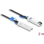 Delock Twinax SFP28 auf SFP28 Direct Attach Kabel 25 Gbps 2 m