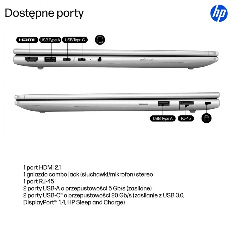HP ProBook 4 G1i 14 Intel Core Ultra 5 225U 14 inch WUXGA 16GB 512GB SSD Windows 11 Pro Silber