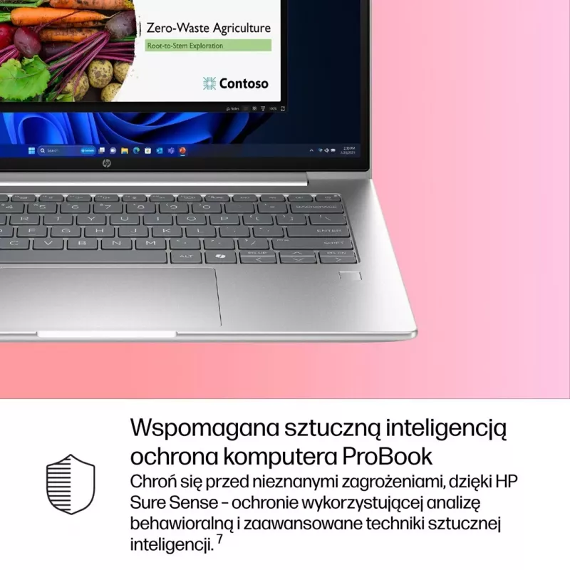 HP ProBook 4 G1i 14 Intel Core Ultra 5 225U 14 inch WUXGA 16GB 512GB SSD Windows 11 Pro Silber