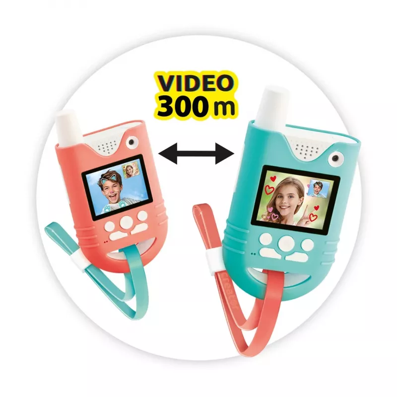 Canal Toys Video Walkie-Talkies (INF042) - 2 Einheiten, 1,8 inch LCD-Farbdisplay, bis zu 200 m Reichweite, Zwei-Wege-Audio & Video, für Kinder ab 5 Jahren