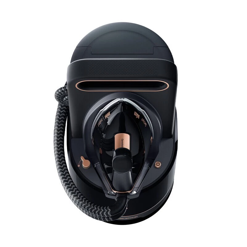 Braun CareStyle 9 IS 9090 BK Dampfbügelstation 2700 W 2 L EloxalPlus-Bügelsohle Schwarz, Kupfer