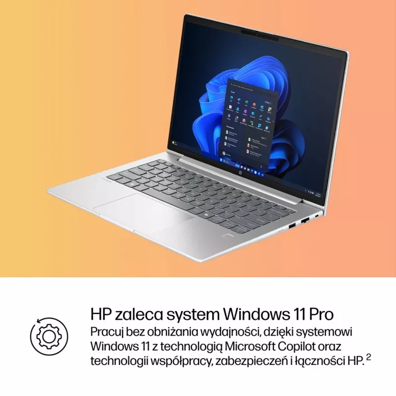 HP ProBook 4 G1i 14 Zoll Ultra 7 255U 16GB DDR5 512GB SSD WUXGA Windows 11 Pro Silber 3 Jahre Vor-Ort-Service