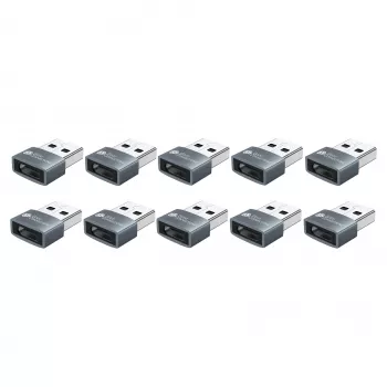 Good Connections USB 2.0 Adapter USB-A Stecker auf USB-C Buchse 10er-Pack