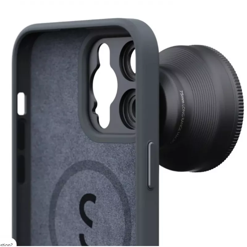 ShiftCam LensUltra Back Cover mit Lens Mount für iPhone 14 Pro Max, MagSafe, Schwarz