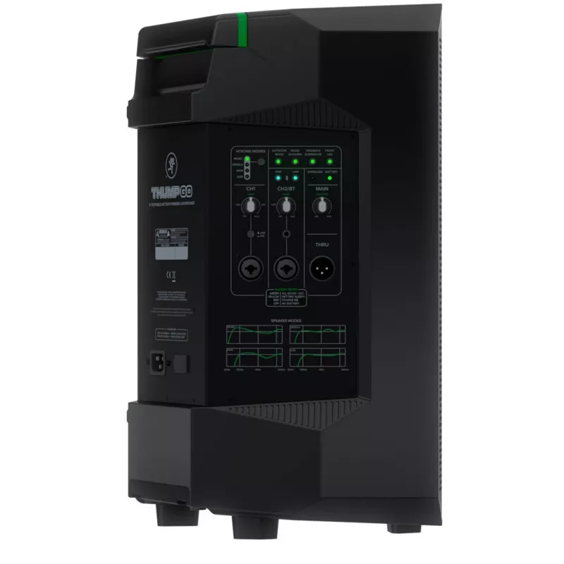 Mackie Thump GO - 8 inch tragbarer, akkubetriebener Lautsprecher, 200 W, Bluetooth 5.0, Schwarz
