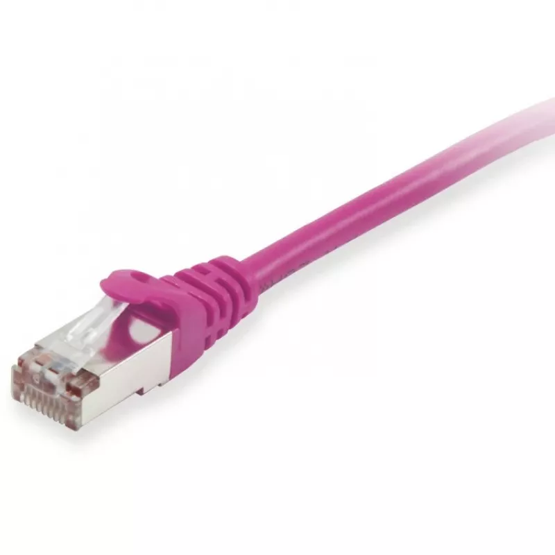 Equip Cat.6 S/FTP Patchkabel RJ-45 (M) auf RJ-45 (M) 0,5m Violett LSZH