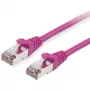 Equip Cat.6 S/FTP Patchkabel RJ-45 (M) auf RJ-45 (M) 0,5m Violett LSZH