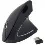 Equip 245110 Vertikale ergonomische Funkmaus - Rechtshänder - 2,4 GHz - USB-Empfänger - Schwarz