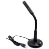 Equip Desktop-Mikrofon mit verstellbarem Winkel, USB-Anschluss, Schwarz