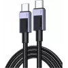 UGREEN L513 USB-C auf USB-C Kabel 240W PD3.1 480Mbps Nylon geflochten Aluminiumgehäuse Kabelbinder 3m Grau (45065)