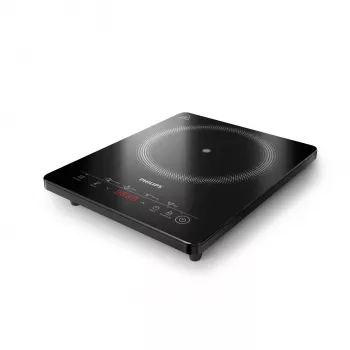Philips 3000 Series Mini Induktionskochfeld HD5830/90 - Schwarz, 2100W, Touch-Steuerung
