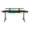 Thermaltake ARGENT P900 Smart Gaming Desk - L-Form - Elektrische Höhenverstellung - Schwarz