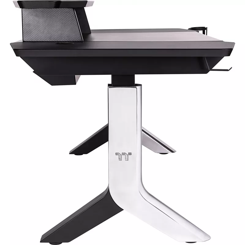 Thermaltake ARGENT P900 Smart Gaming Desk - L-Form - Elektrische Höhenverstellung - Schwarz