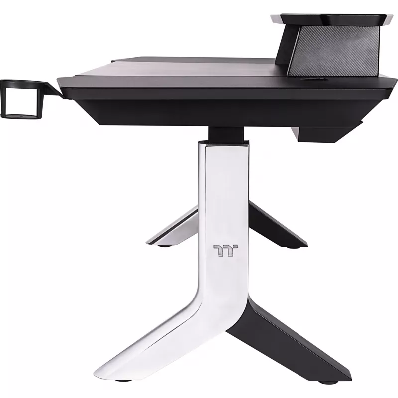 Thermaltake ARGENT P900 Smart Gaming Desk - L-Form - Elektrische Höhenverstellung - Schwarz