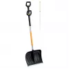 Fiskars 1057189 Schneeschaufel Metall Schwarz, Orange