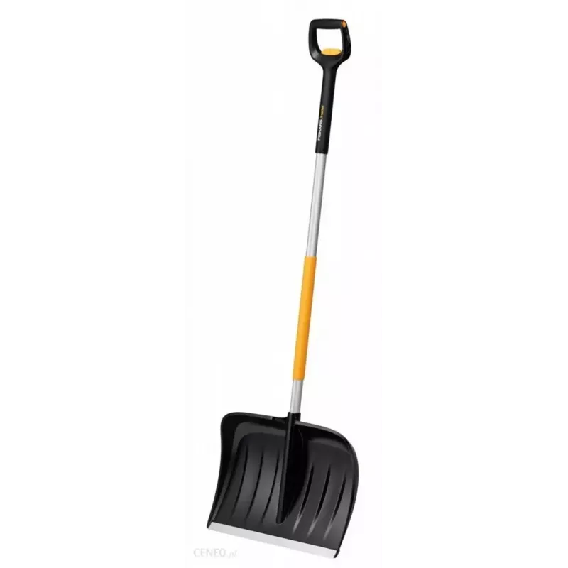 Fiskars 1057189 Schneeschaufel Metall Schwarz, Orange