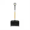 Fiskars 1057189 Schneeschaufel Metall Schwarz, Orange