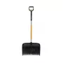 Fiskars 1057189 Schneeschaufel Metall Schwarz, Orange