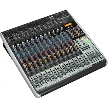 Behringer QX2442USB 24-Input 4/2-Bus Analog Mixer mit USB-Schnittstelle und FX