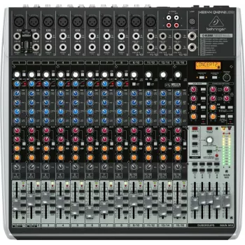 Behringer QX2442USB 24-Input 4/2-Bus Analog Mixer mit USB-Schnittstelle und FX