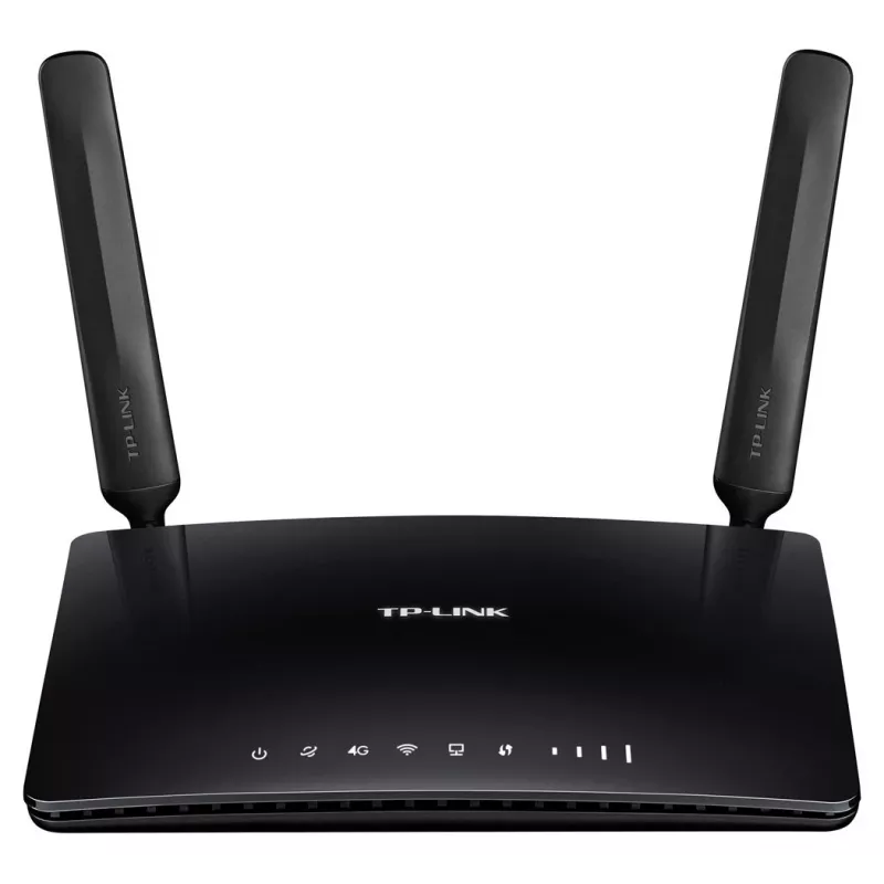 TP-Link TL-MR6400 300 Mbps Wireless N 4G LTE Router, Single-Band 2,4 GHz, Fast Ethernet, Schwarz