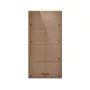 GRENTON TPA-808-T-02 Smart Touch Panel mit 8 Touchbereichen, TF-BUS, Naturleder-Front, Schwarz