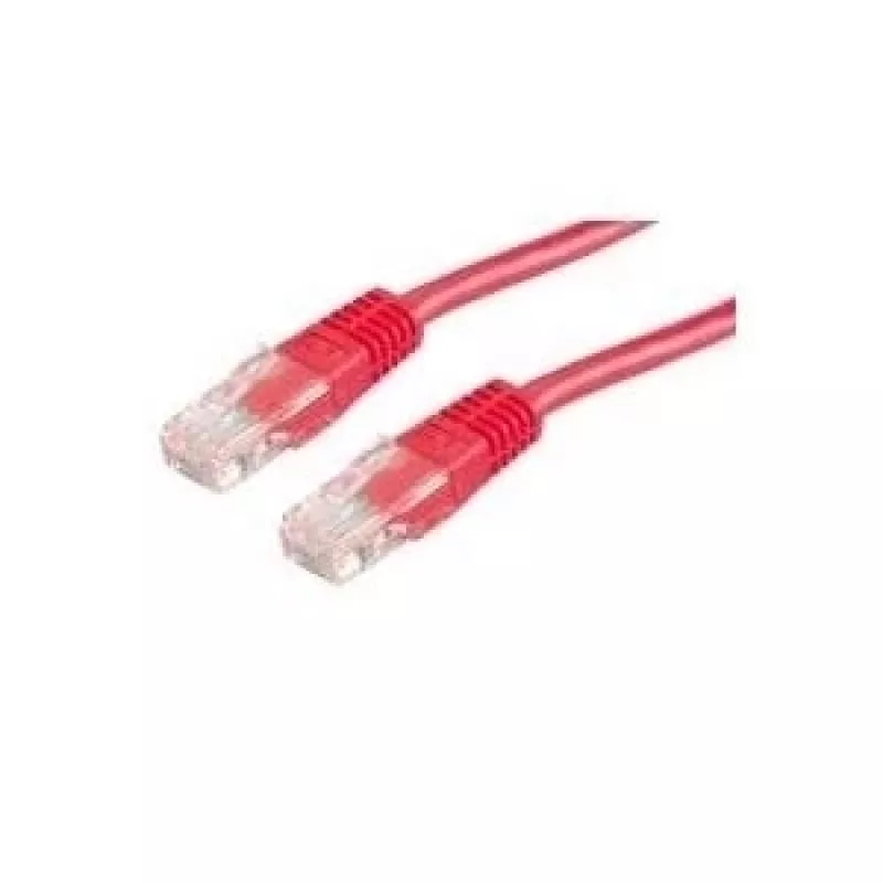 VALUE Cat6 U/UTP RJ45 Patchkabel 5m Rot