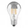 LEDVANCE LED Lampe 6,5W E27 650lm 2700K Warmweiß Silberkrone 300°