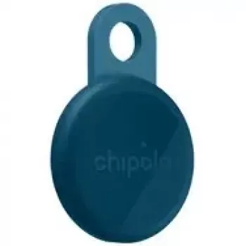 Chipolo LOOP – Wiederaufladbarer Bluetooth-Tracker mit Silikonschlaufe für iOS & Android, Navy