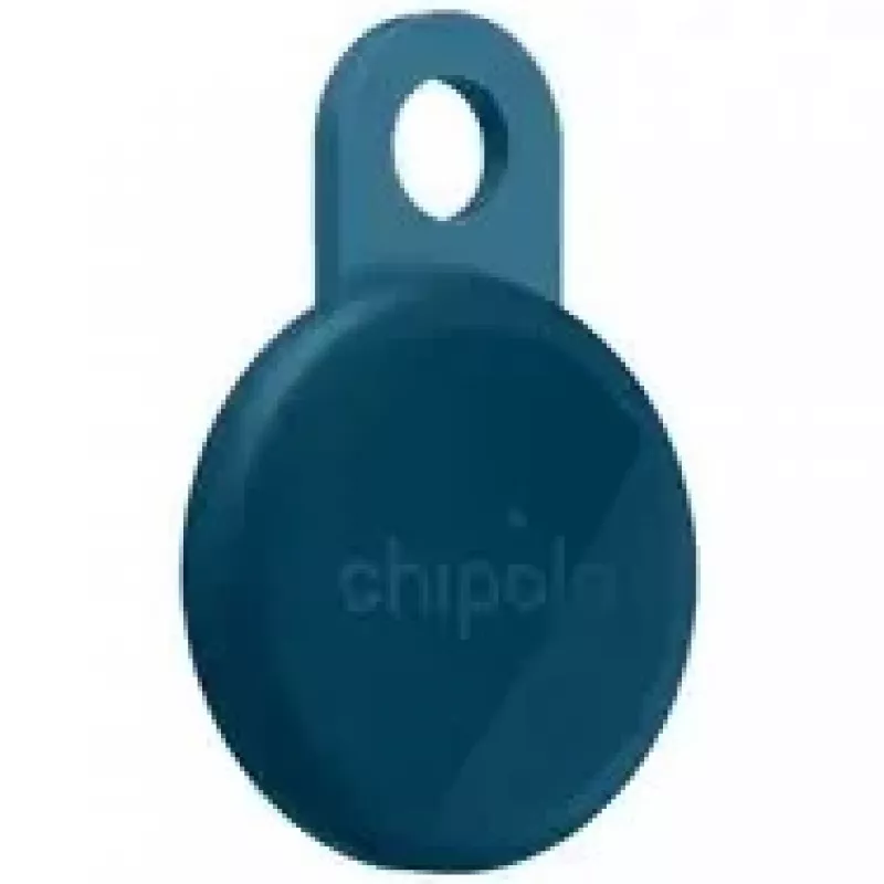 Chipolo LOOP – Wiederaufladbarer Bluetooth-Tracker mit Silikonschlaufe für iOS & Android, Navy