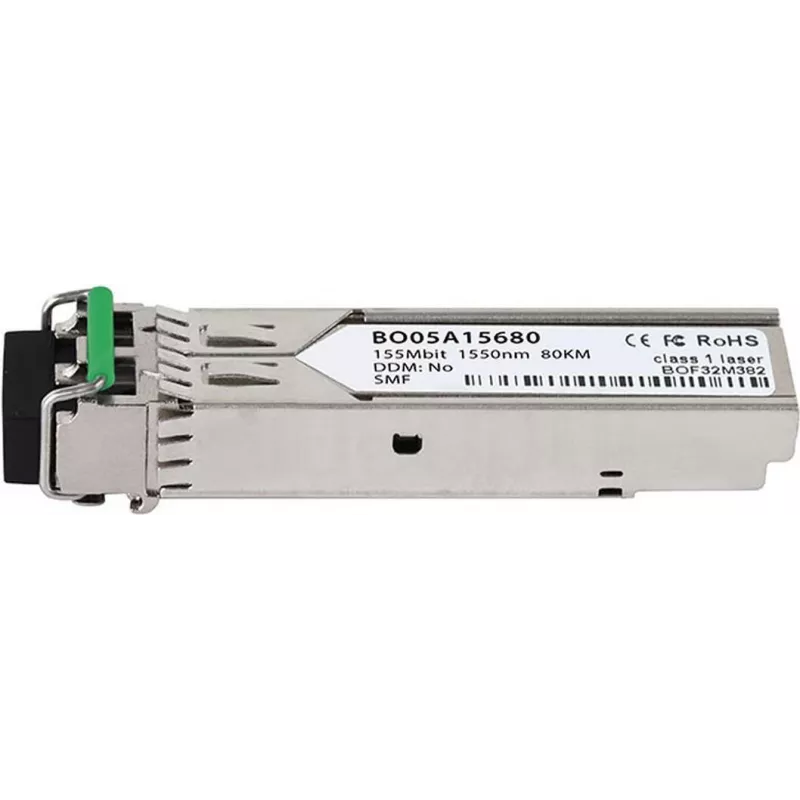 BlueOptics SFP100SM80-BO SFP-Transceiver, 100BASE-ZX, Singlemode, 1550nm, 80km, LC Duplex, DDM, 0-70°C